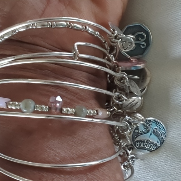 Alex and Ani bracelet 9 totel - Picture 7 of 10